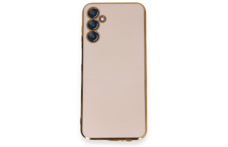 Newface Samsung Galaxy M14 5G Kılıf Volet Silikon - Pembe