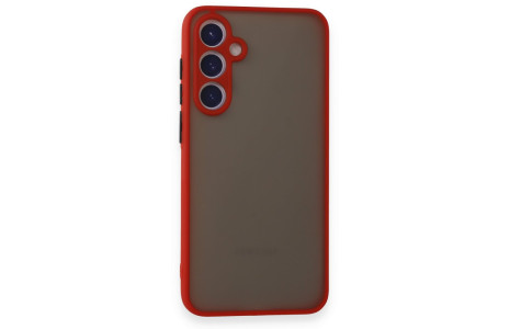 Newface Samsung Galaxy S23 FE Kılıf Montreal Silikon Kapak - Kırmızı