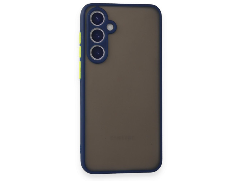 Newface Samsung Galaxy S23 FE Kılıf Montreal Silikon Kapak - Lacivert