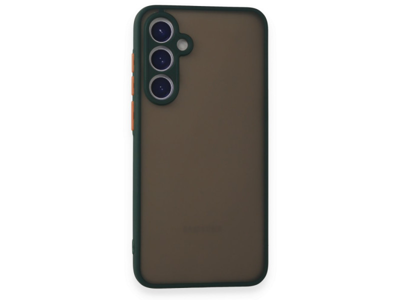 Newface Samsung Galaxy S23 FE Kılıf Montreal Silikon Kapak - Yeşil