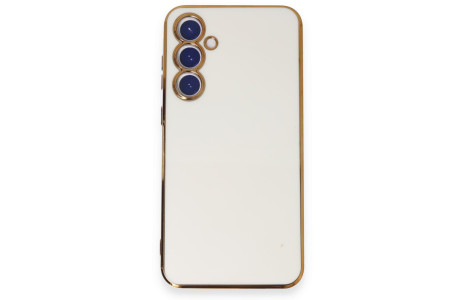 Newface Samsung Galaxy S23 FE Kılıf Volet Silikon - Beyaz