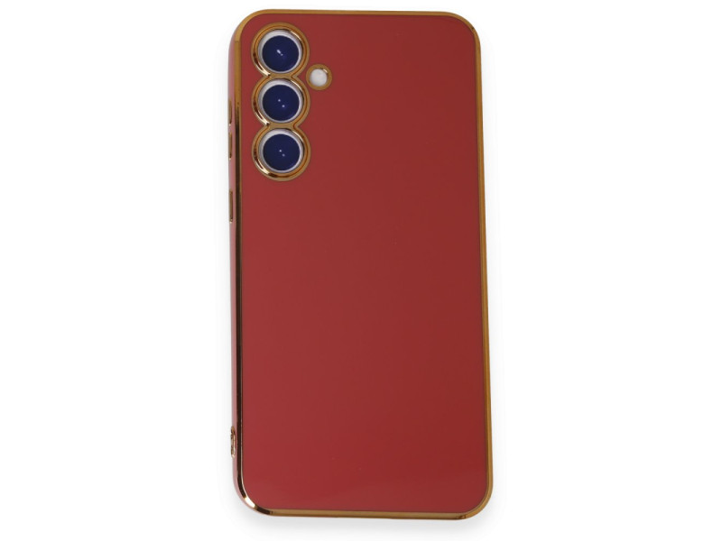 Newface Samsung Galaxy S23 FE Kılıf Volet Silikon - Kırmızı