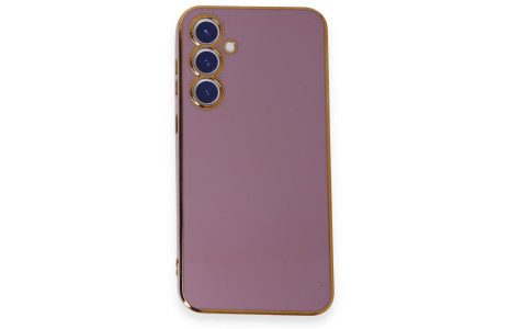 Newface Samsung Galaxy S23 FE Kılıf Volet Silikon - Mor