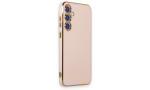 Newface Samsung Galaxy S23 FE Kılıf Volet Silikon - Pembe