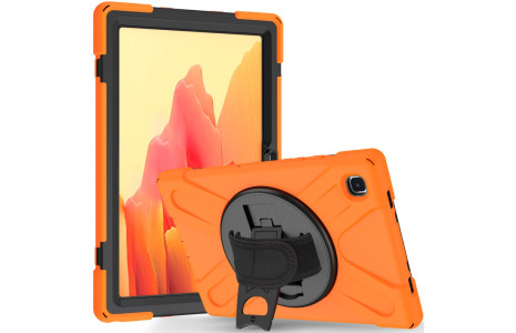 Newface Samsung Galaxy T220 Tab A7 Lite 8.7 Kılıf Amazing Tablet Kapak - Turuncu