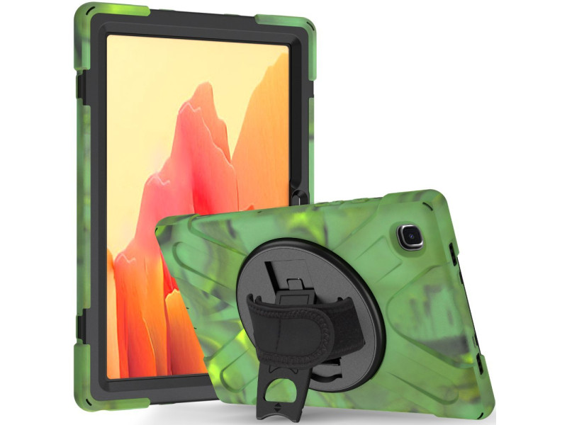 Newface Samsung Galaxy X200 Tab A8 10.5 Kılıf Amazing Tablet Kapak - Kamuflaj