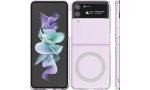 Newface Samsung Galaxy Z Flip 3 Kılıf Magneticsafe Şeffaf Silikon - Şeffaf