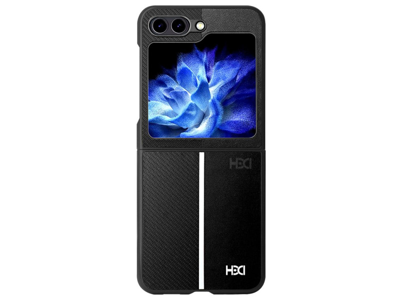 HDD Samsung Galaxy Z Flip 5 Kılıf HBC-155 Lizbon Kapak - Siyah