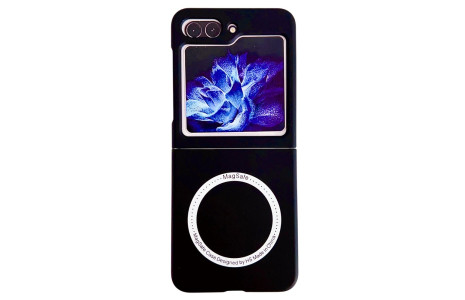 Newface Samsung Galaxy Z Flip 5 Kılıf Mata Fold Kapak - Siyah