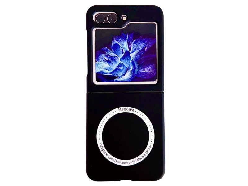 Newface Samsung Galaxy Z Flip 5 Kılıf Mata Fold Kapak - Siyah