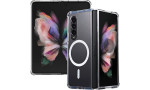 Newface Samsung Galaxy Z Fold 4 Kılıf Magneticsafe Şeffaf Silikon - Şeffaf
