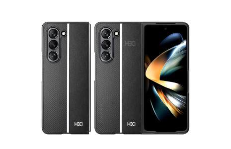 HDD Samsung Galaxy Z Fold 5 Kılıf HBC-155 Lizbon Kapak - Siyah