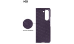 HDD Samsung Galaxy Z Fold 5 Kılıf HBC-155 Lizbon Kapak - Siyah
