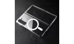 Newface Samsung Galaxy Z Fold 5 Kılıf Magneticsafe Şeffaf Silikon - Şeffaf