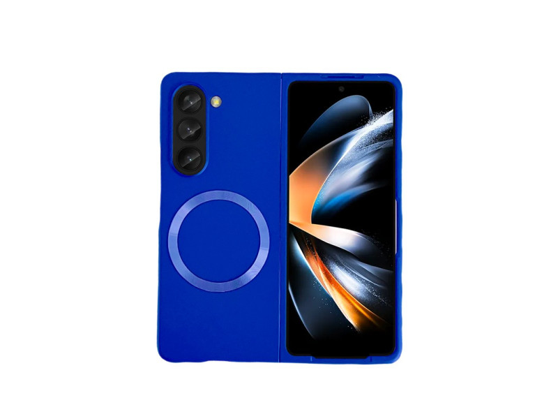 Newface Samsung Galaxy Z Fold 5 Kılıf Mata Fold Kapak - Lacivert