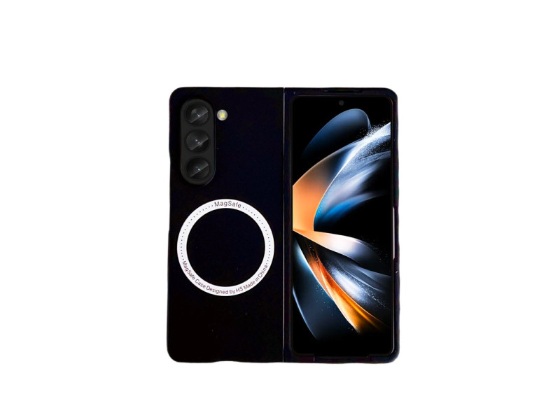Newface Samsung Galaxy Z Fold 5 Kılıf Mata Fold Kapak - Siyah