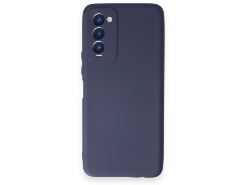 Newface Tecno Camon 18P Kılıf First Silikon - Lacivert