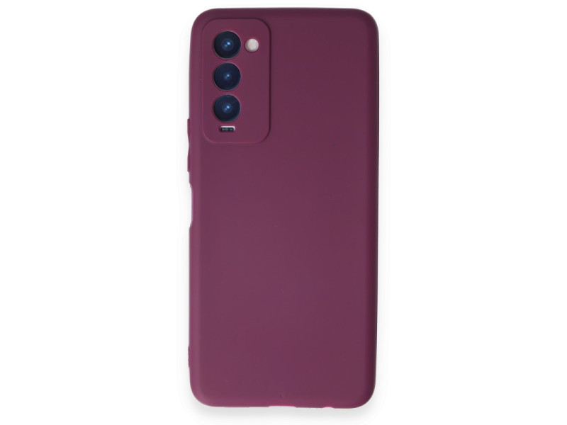 Newface Tecno Camon 18P Kılıf First Silikon - Mor