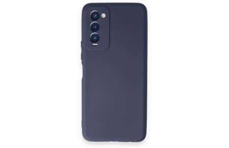 Newface Tecno Camon 18T Kılıf First Silikon - Lacivert