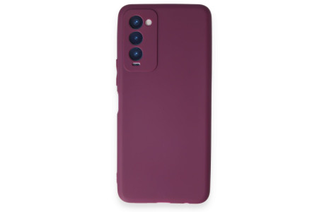 Newface Tecno Camon 18T Kılıf First Silikon - Mor