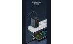 Newface Toocki TQ-X08F 1M 66W Hasırlı Usb to Type-C PD Hızlı Şarj Kablosu - Gri