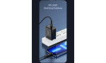 Newface Toocki TQ-X08FL 1M 20W Hasırlı Type-C to Lightning PD Hızlı Şarj Kablosu - Siyah
