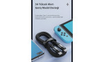 Newface Toocki TQ-X08L 1M 2.4A Hasırlı Usb to Lightning PD Hızlı Şarj Kablosu - Mavi