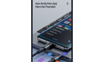Newface Toocki TQ-X08L 1M 2.4A Hasırlı Usb to Lightning PD Hızlı Şarj Kablosu - Siyah