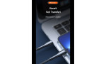 Newface Toocki TQ-X10 1M 20W Hasırlı Type-C to Lightning PD Hızlı Şarj Kablosu - Beyaz