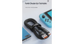 Newface Toocki TQ-X12 1M 100W Hasırlı Usb to Type-C PD Hızlı Şarj Kablosu - Mavi