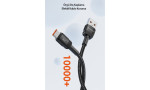 Newface Toocki TQ-X12 1M 100W Hasırlı Usb to Type-C PD Hızlı Şarj Kablosu - Mavi