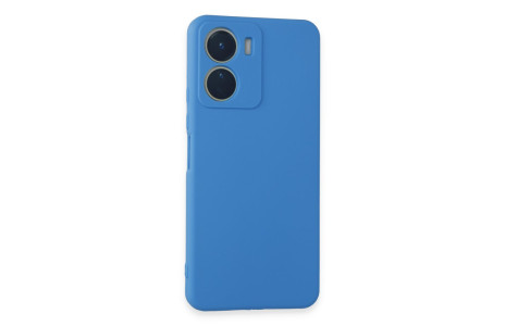 Newface Vivo Y16 Kılıf First Silikon - Mavi