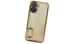 Newface Vivo Y16 Kılıf Slot Silikon - Gold