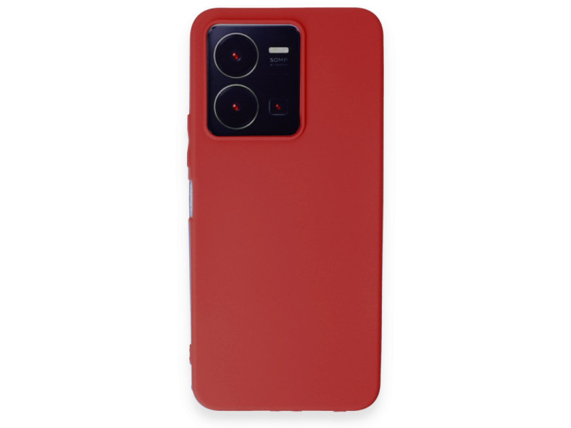 Newface Vivo Y35 Kılıf First Silikon - Kırmızı