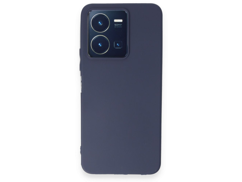 Newface Vivo Y35 Kılıf First Silikon - Lacivert