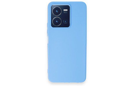 Newface Vivo Y35 Kılıf First Silikon - Mavi