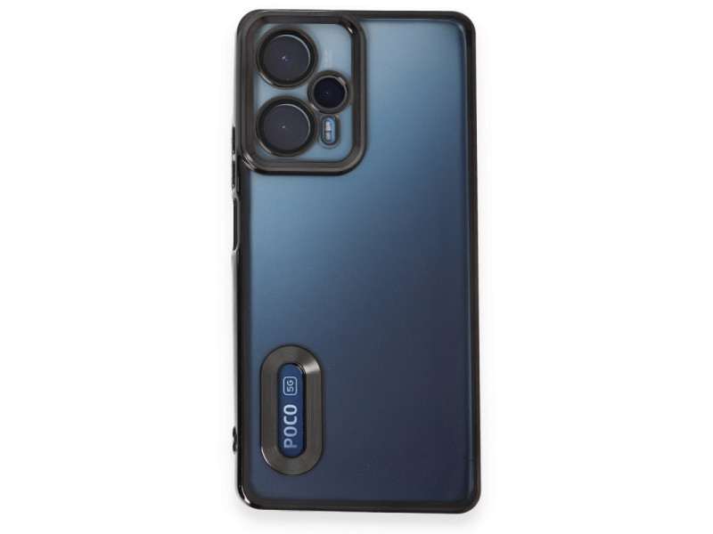 Newface Xiaomi Poco F5 Kılıf Slot Silikon - Siyah