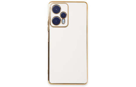 Newface Xiaomi Poco F5 Kılıf Volet Silikon - Beyaz