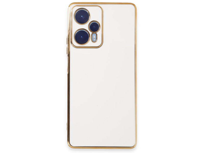 Newface Xiaomi Poco F5 Kılıf Volet Silikon - Beyaz