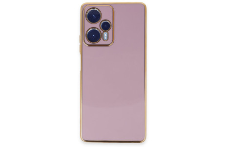 Newface Xiaomi Poco F5 Kılıf Volet Silikon - Mor