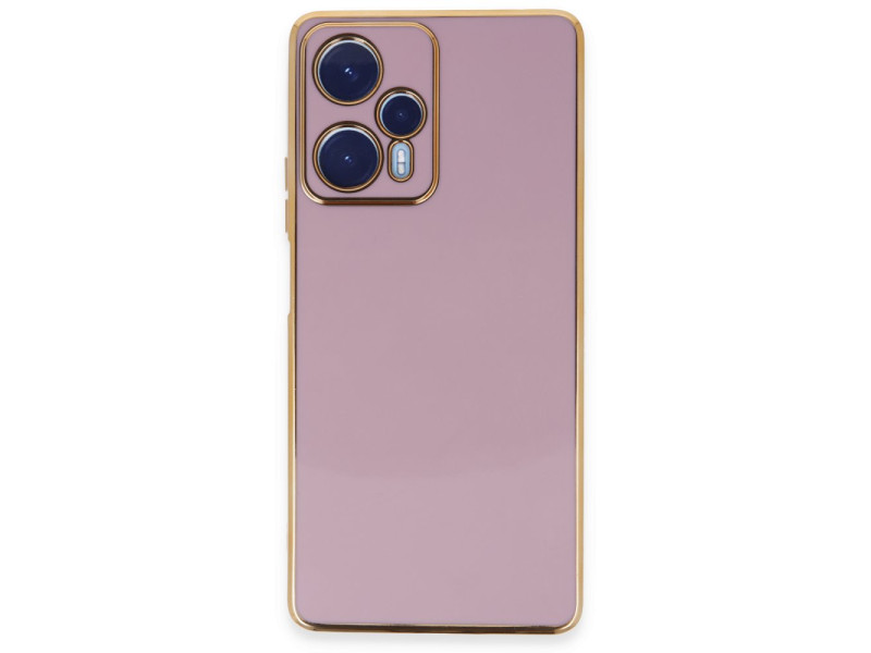 Newface Xiaomi Poco F5 Kılıf Volet Silikon - Mor