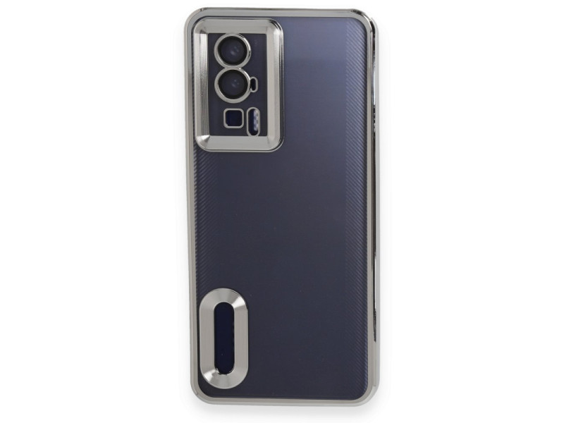 Newface Xiaomi Poco F5 Pro Kılıf Slot Silikon - Gümüş