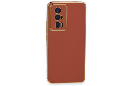 Newface Xiaomi Poco F5 Pro Kılıf Volet Silikon - Kırmızı