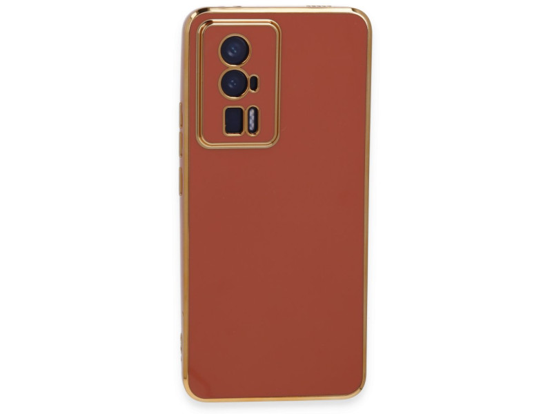 Newface Xiaomi Poco F5 Pro Kılıf Volet Silikon - Kırmızı
