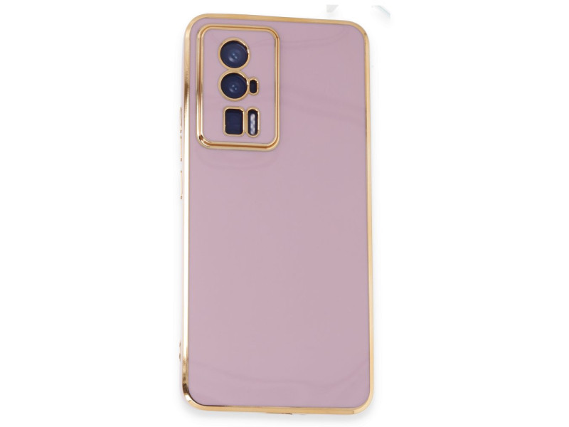 Newface Xiaomi Poco F5 Pro Kılıf Volet Silikon - Mor