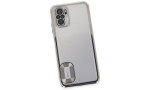 Newface Xiaomi Poco M5s Kılıf Slot Silikon - Gümüş