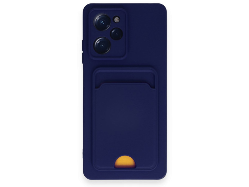 Newface Xiaomi Poco X5 Pro 5G Kılıf Kelvin Kartvizitli Silikon - Lacivert