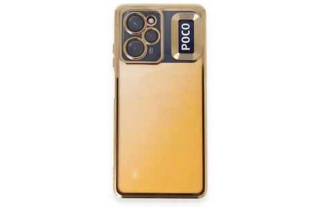 Newface Xiaomi Poco X5 Pro 5G Kılıf Slot Silikon - Gold