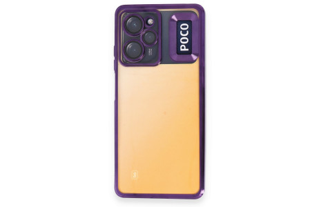 Newface Xiaomi Poco X5 Pro 5G Kılıf Slot Silikon - Mor