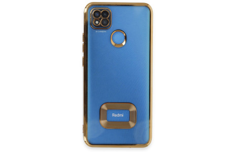 Newface Xiaomi Redmi 9C Kılıf Slot Silikon - Gold